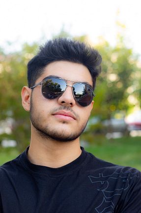 عینک آفتابی مشکی مردانه UV400 By Donetto - کد 158610705