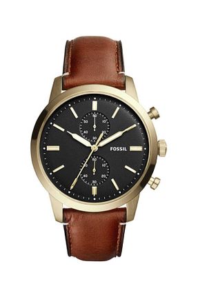 ساعت مچی قهوه ای مردانه استل (فولاد) Fossil - کد 5884987