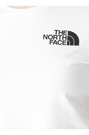 تیشرت سفید زنانه رگولار The North Face - کد 162003307