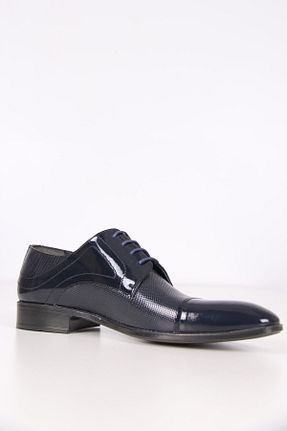 کفش کلاسیک سرمه ای مردانه چرم لاکی Pierre Cardin - کد 37697462
