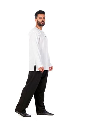شلوار مشکی مردانه پارچه Umre Market - کد 38351300