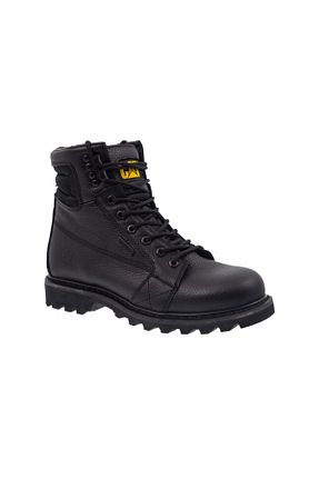 بوت / نیم بوت مشکی مردانه چرم خالص Caterpillar - کد 38763190