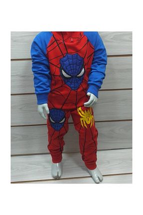 ست بالاتنه و پائین تنه قرمز بچه گانه بافت Spiderman - کد 38987266