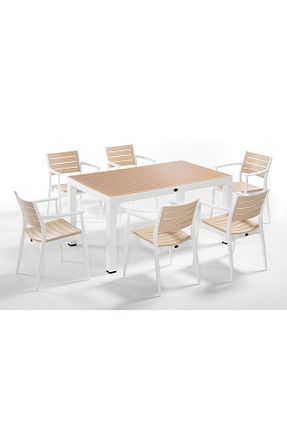 ست باغچه سفید پلاستیک Novussi - کد 39307512