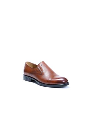 کفش کلاسیک قهوه ای مردانه چرم طبیعی کد 39360069