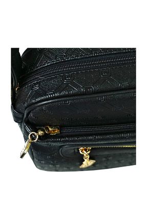 کیف دوشی مشکی زنانه چرم مصنوعی Silver Polo - کد 39576586