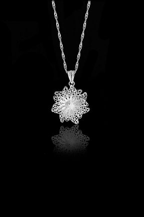 گردنبند نقره زنانه 925 عیار Doğan Silver - کد 55968967