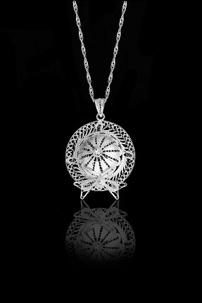 گردنبند نقره زنانه 925 عیار Doğan Silver - کد 55969205