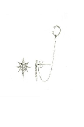 گوشواره غضروفی نقره Trend Silver - کد 56876515