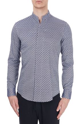 پیراهن سرمه ای مردانه رگولار Emporio Armani - کد 56793467