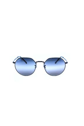 عینک آفتابی مشکی زنانه 53 UV400 فلزی سایه روشن هندسی کد 94138882