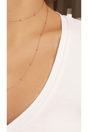 گردنبند نقره صورتی زنانه 925 عیار Lucille Silver - کد 160384697