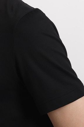 تیشرت مشکی مردانه رگولار GreenMint - کد 161241309
