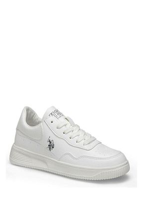 کفش اسنیکر سفید زنانه بند دار U.S. Polo Assn. - کد 162452493