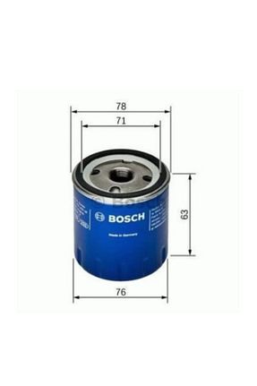 فیلتر روغن خودرو Bosch - کد 43113919