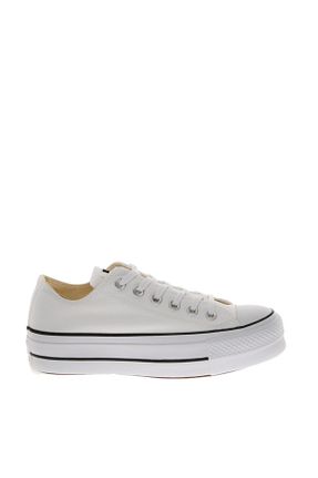 کفش کلاسیک سفید زنانه پاشنه تخت Converse - کد 162354577