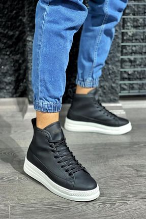 بوت / نیم بوت مشکی مردانه پاشنه تخت Mida Shoes - کد 162464685