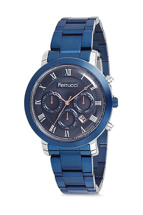 ساعت مچی آبی مردانه 42 میلی متر Ferrucci - کد 34627448