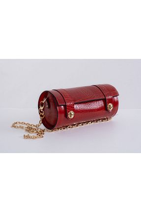 کیف دوشی قرمز زنانه چرم خالص Doolo Design - کد 162657427