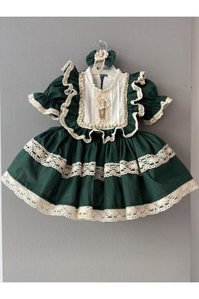 لباس سبز بچه گانه بافتنی İlknur Karaca Design - کد 163578269