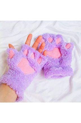 دستکش بنفش زنانه Planet Butik - کد 163638754