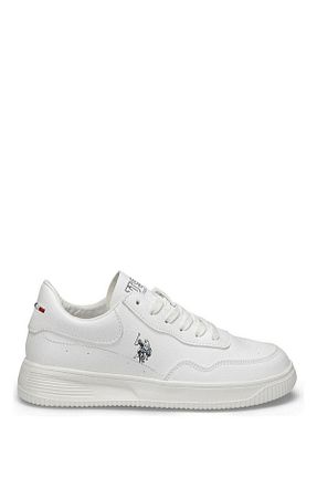 کفش اسنیکر سفید زنانه بند دار U.S. Polo Assn. - کد 162452493