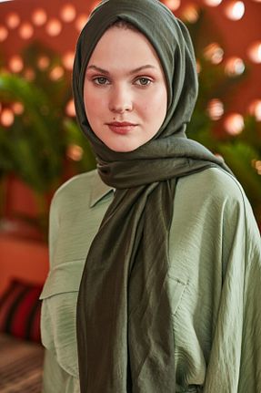 شال خاکی زنانه VALORSCARF - کد 165419938