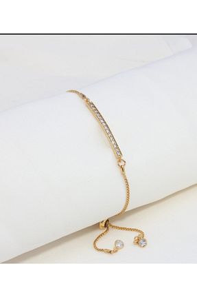 دستبند جواهر طلائی زنانه زیرکن WONDER TOUCH - کد 165464071