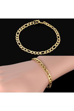 دستبند جواهر طلائی زنانه فلزی Lal - کد 164380458