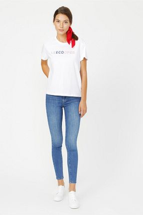 شلوار جین آبی زنانه پاچه تنگ Lee Cooper - کد 120635017