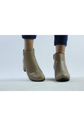 بوت / نیم بوت قهوه ای زنانه جیر HeySey Moda - کد 164561048