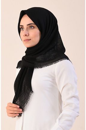 روسری مشکی پنبه ای BENLİ - کد 165877936