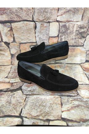 کفش کلاسیک مشکی مردانه چرم خالص Rego - کد 96590561