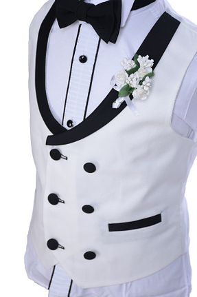 کت و شلوار نباتی بچه گانه یقه کتی ceocuk - کد 166706371
