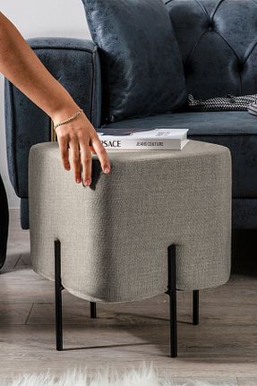 پوف و نیمکت قهوه ای 38 x 38 RENGEV - کد 166823083