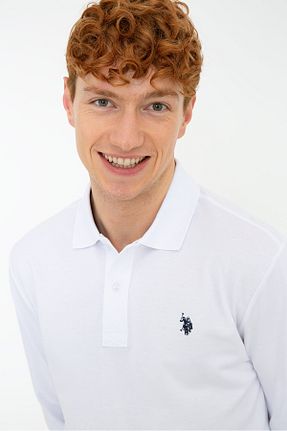سوئیشرت سفید مردانه ساده U.S. Polo Assn. - کد 165973630