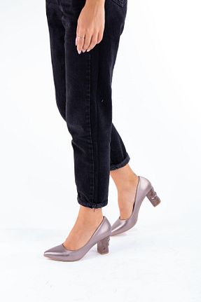 کفش پاشنه بلند کلاسیک متالیک زنانه پارچه lizshoe - کد 167406310