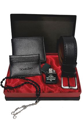 کیف پول مشکی مردانه Karalı Deri - کد 87373389
