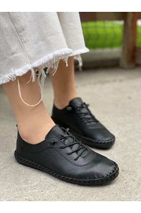 بابت مشکی زنانه چرم خالص VİVENS MODA - کد 167769958