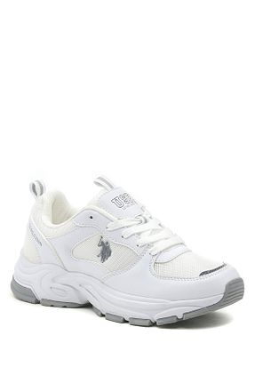 کفش اسنیکر سفید زنانه بند دار U.S. Polo Assn. - کد 167861119