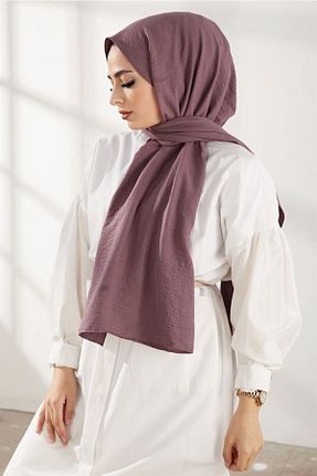 شال بنفش زنانه پنبه ای Alina - کد 167786380