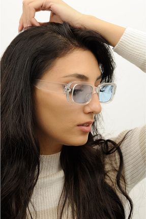 عینک آفتابی سفید زنانه UV400 gulflower nude - کد 168200278