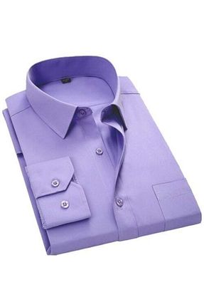 پیراهن بنفش مردانه رگولار Biçeq Collection - کد 58872639