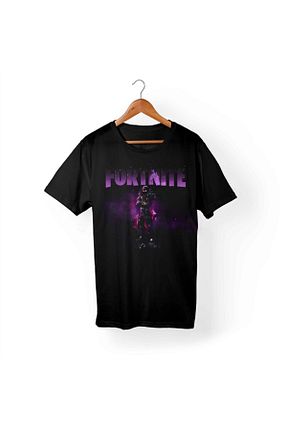 تیشرت مشکی زنانه رگولار Alfa Tshirt - کد 46993632