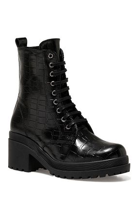 بوت / نیم بوت مشکی زنانه چرم مصنوعی Nine West - کد 69581685