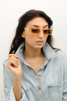عینک آفتابی قهوه ای زنانه UV400 gulflower nude - کد 169993030