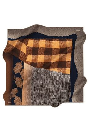 دستمال گردن نارنجی زنانه ابریشم Aker - کد 168870591