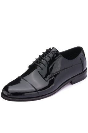 کفش کلاسیک مشکی مردانه چرم طبیعی پاشنه کوتاه ( 4 - 1 cm ) کد 168746822