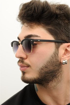 عینک آفتابی سرمه ای مردانه UV400 gulflower nude - کد 169038421