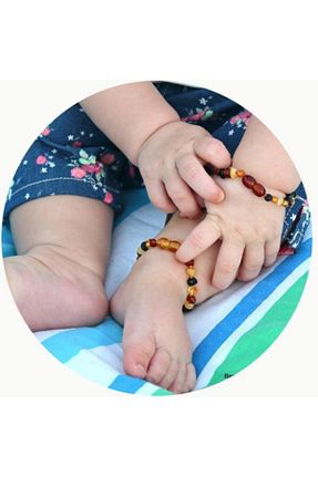 دستبند جواهر زرد بچه گانه سنگ طبیعی Kubbehan - کد 169536372